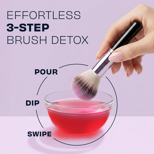 Original Rose Makeup Brush Cleaner | No-Rinse Formula