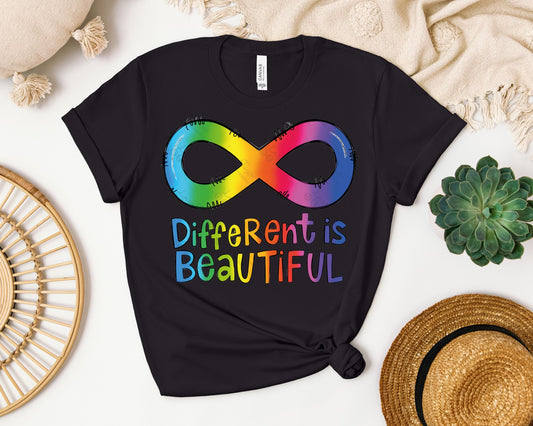 Different is Beautiful Graphic Tee | VP Boutique Merch